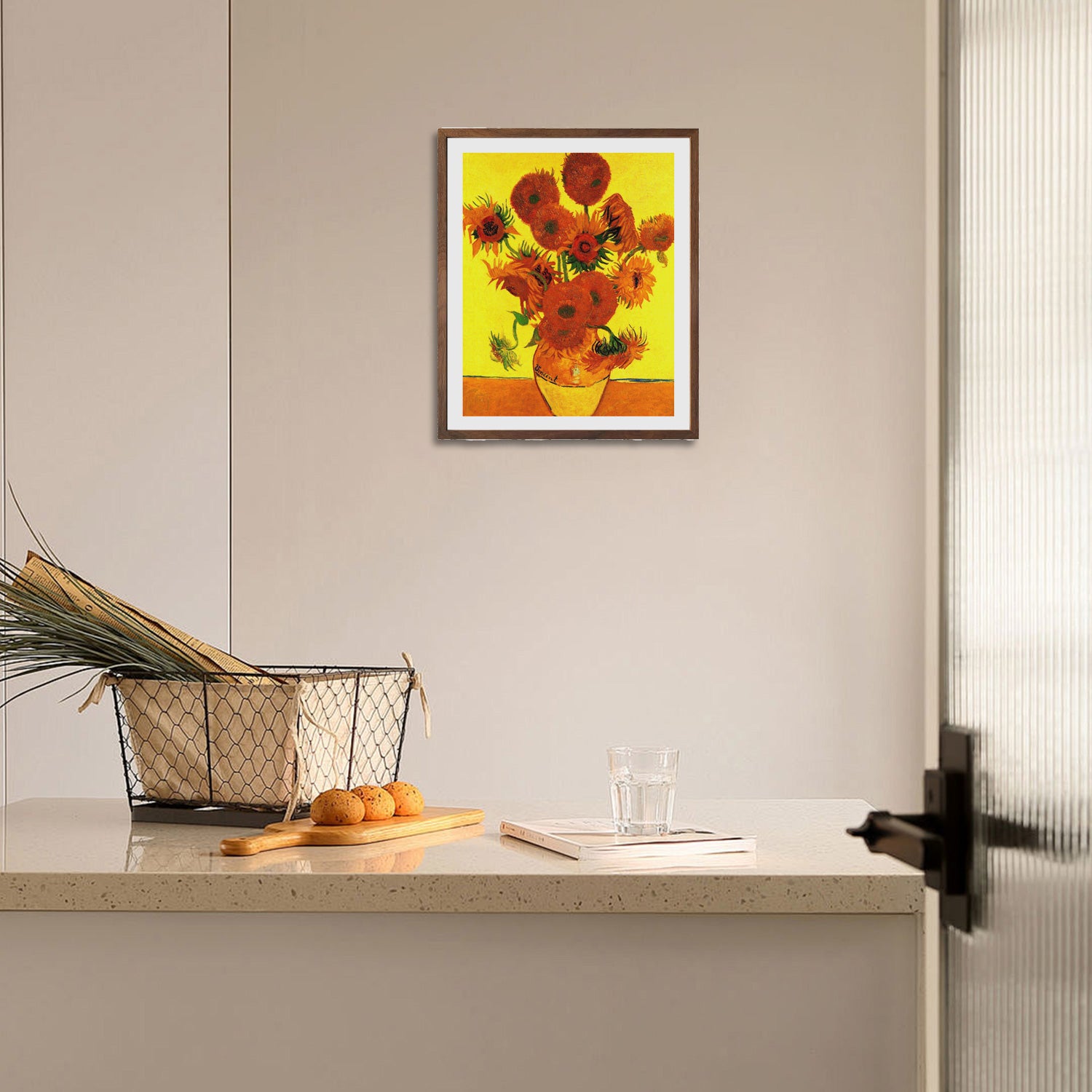 Vincent Van Gogh Still Life Vase With Fifteen Sunflowers Wall Art Van Gogh Poster