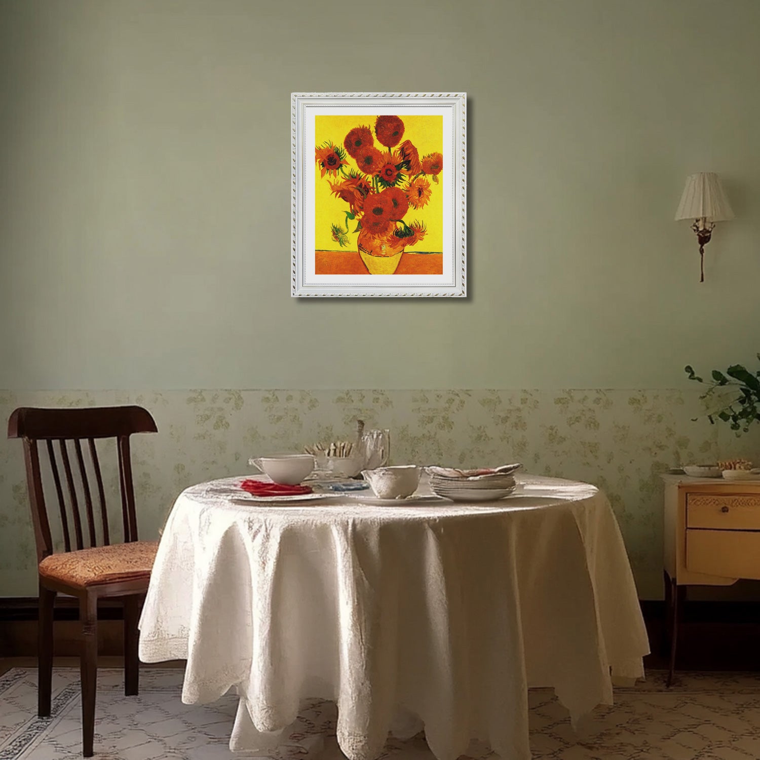 Vincent Van Gogh Still Life Vase With Fifteen Sunflowers Wall Art Van Gogh Poster