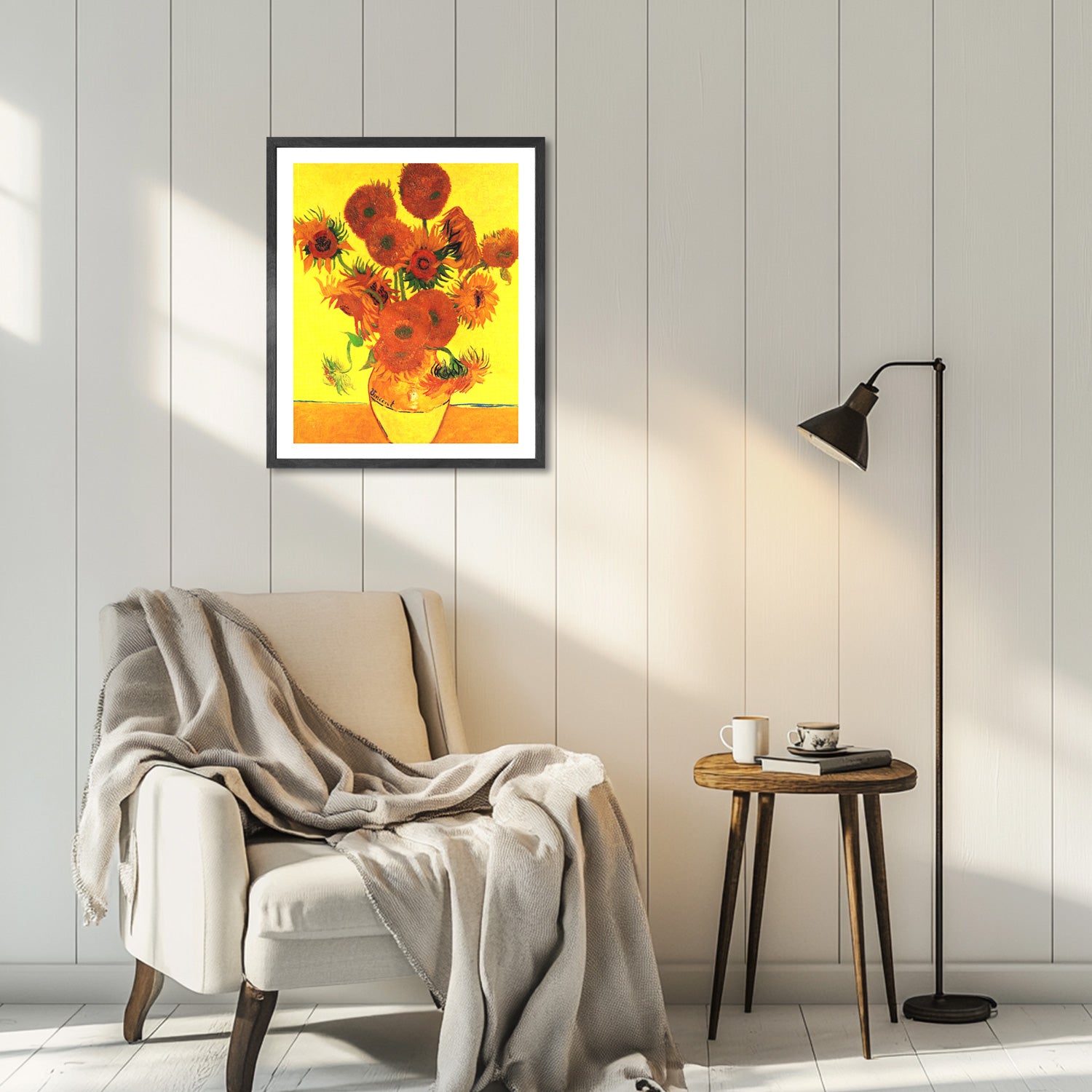 Vincent Van Gogh Still Life Vase With Fifteen Sunflowers Wall Art Van Gogh Poster