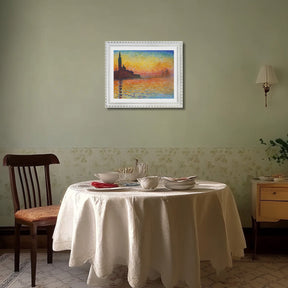 Claude Monet Wall Art San Giorgio Maggiore At Dusk Poster Framed
