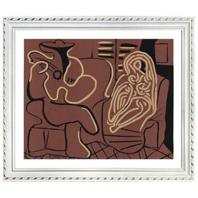 Pablo Picasso Wall Art Woman In An Armchair Poster Framed Art