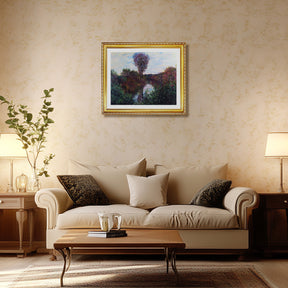 Claude Monet Wall Art Small Branch Of The Seine Poster Framed