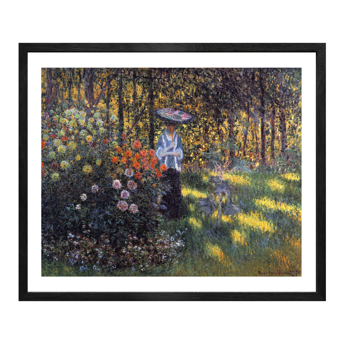 Monet Art Lane In Garden